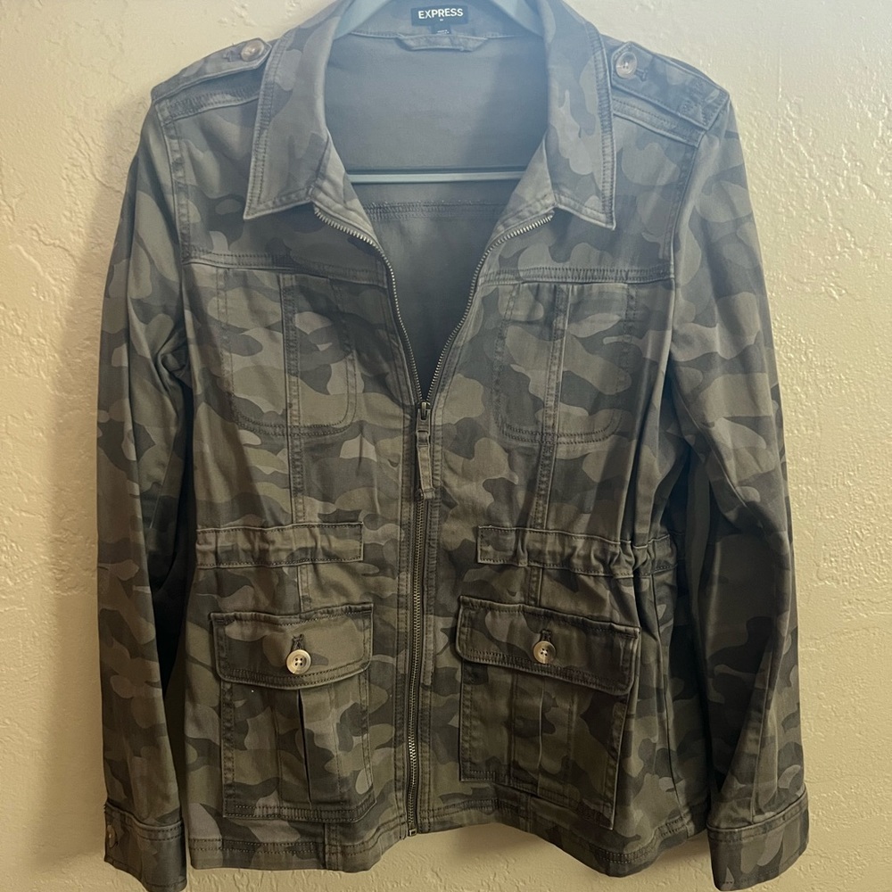 Express Women's Camouflage Jacket